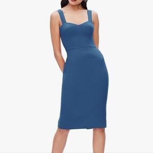 Dress the Population Women's Nicole Sweetheart Neck Bodycon Midi Dress